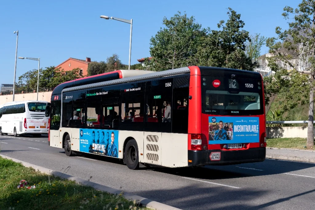 Publicidad en autobús formato Estándar en Barcelona