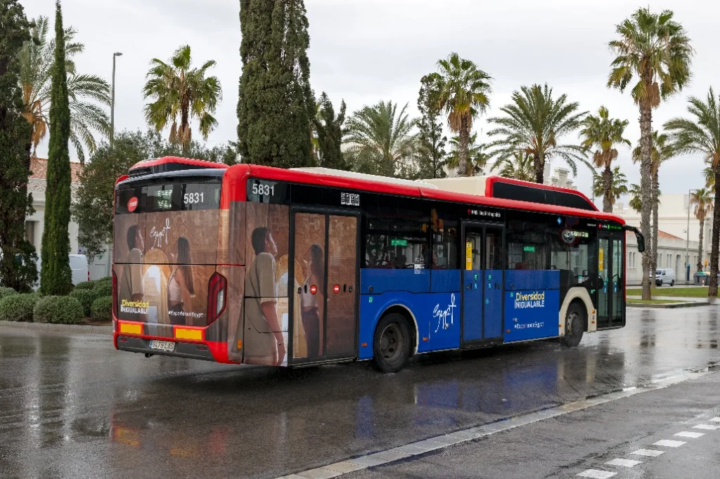 Publicidad en autobús integral en Barcelona
